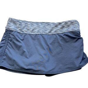 TYR Black Swim Skort With Synge Sides